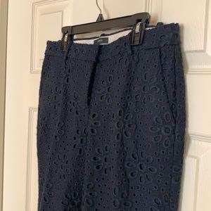 J. Crew Eyelet Cafe Capri